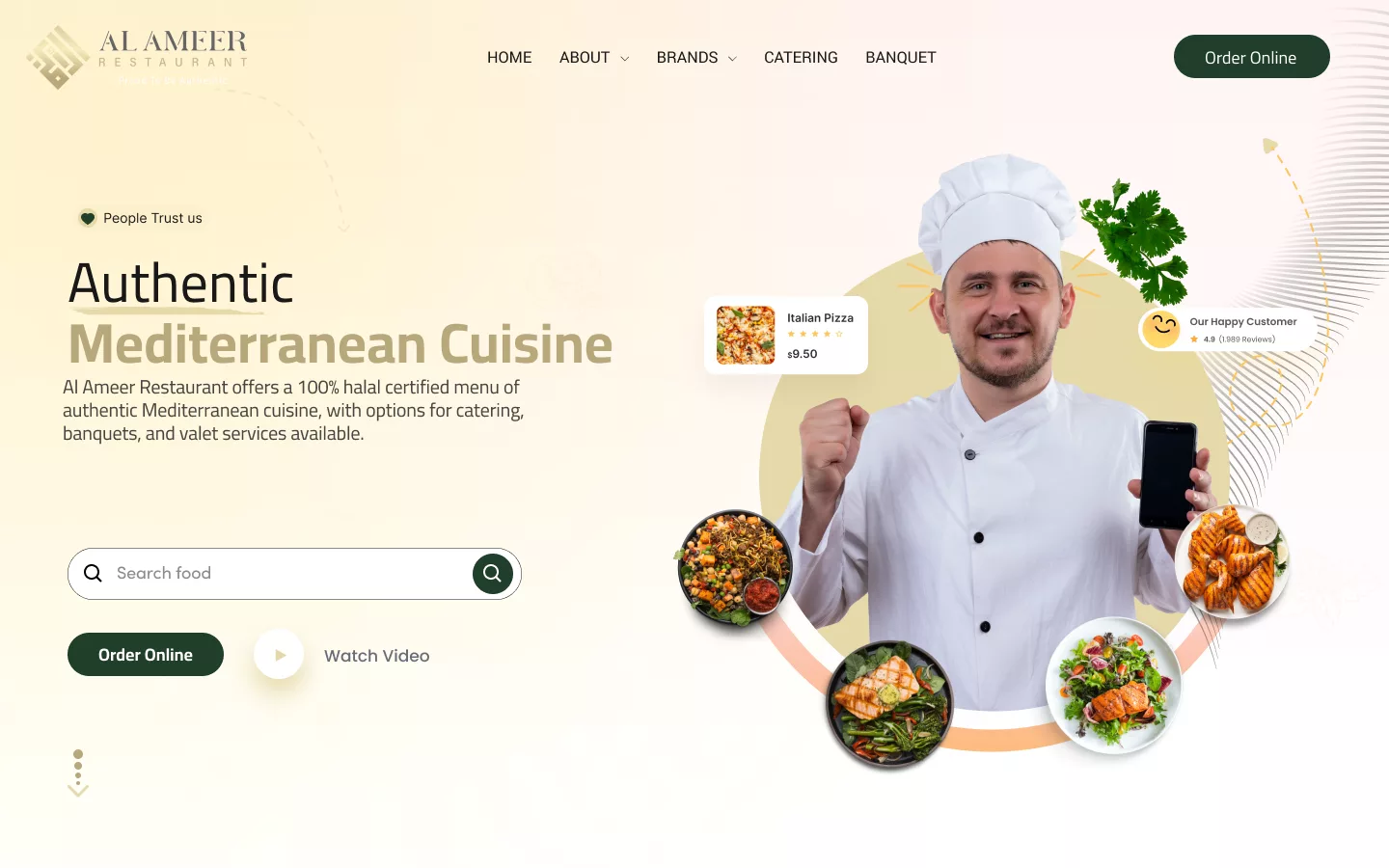 Al Ameer — Restaurant Platform