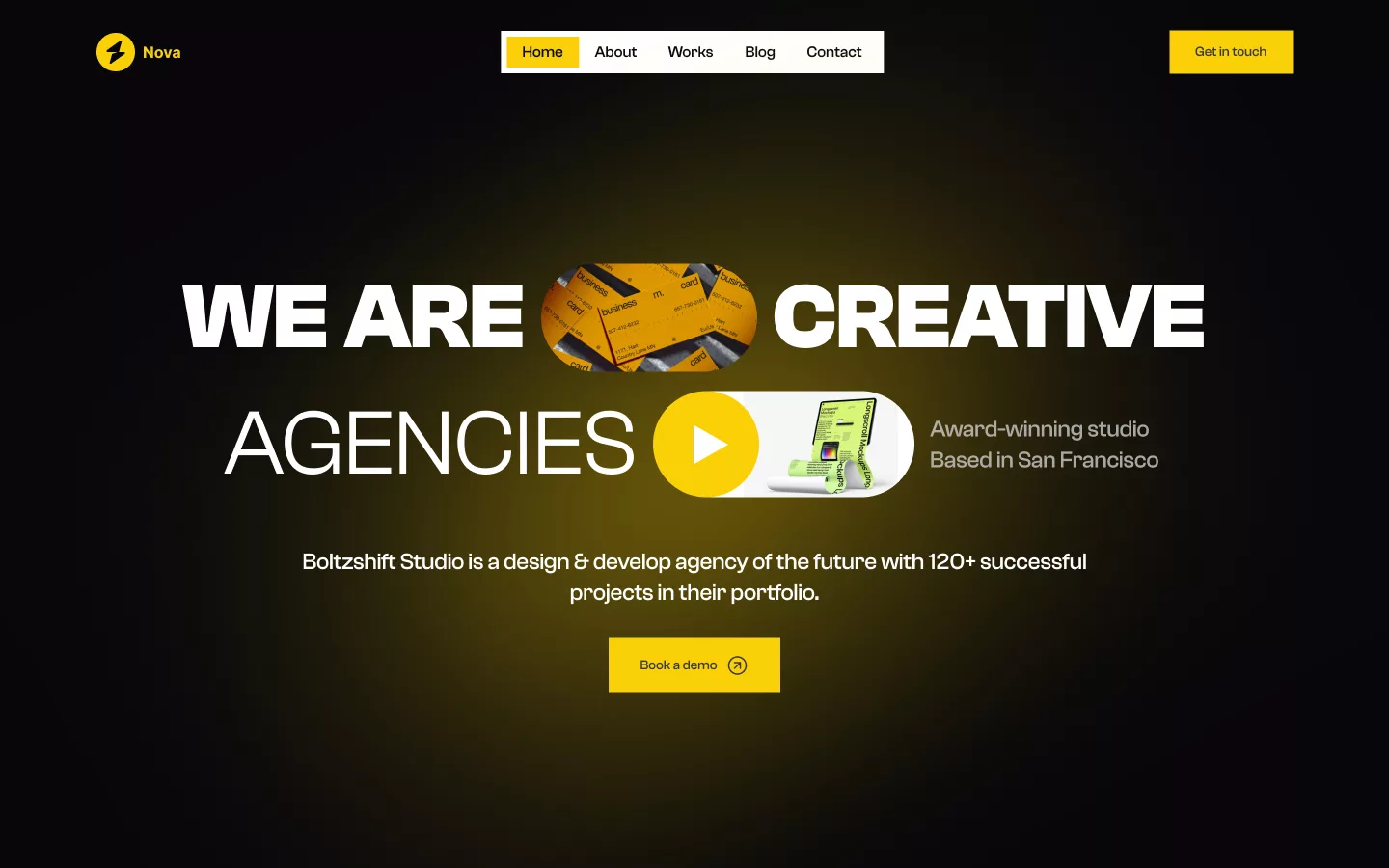 Nova — Creative Agency Website