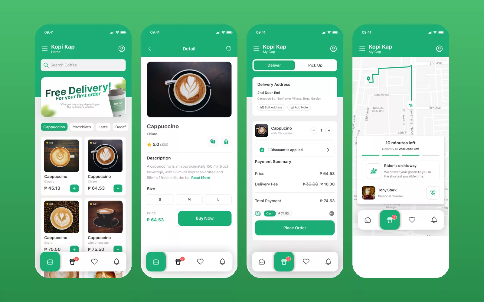 Kopi Kap — Coffee Ordering App