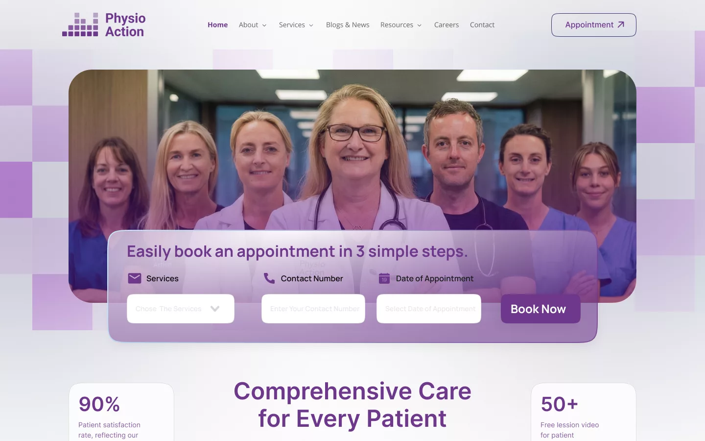 Physio Action — Healthcare Platform