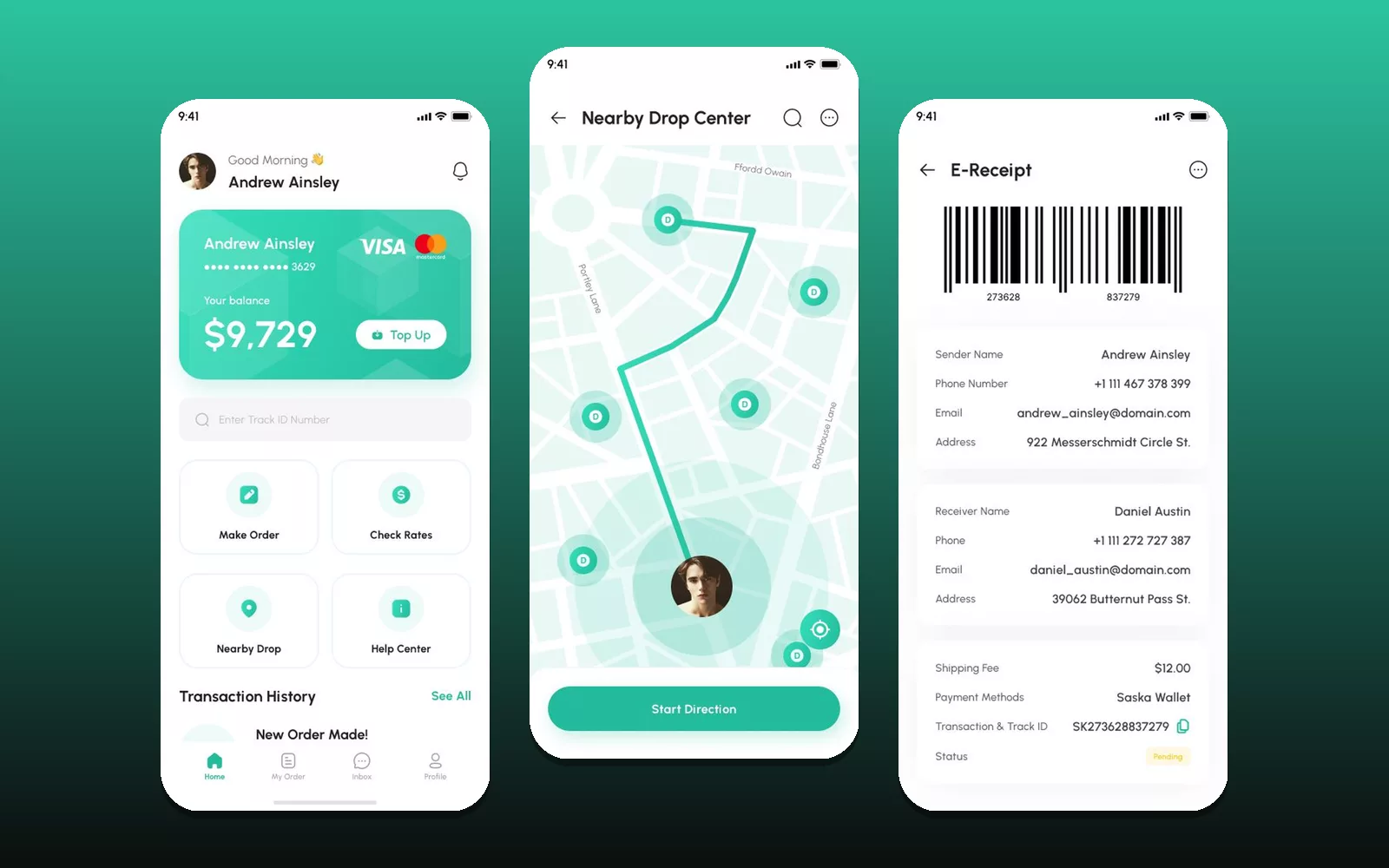 Saska — Shipping & Delivery App